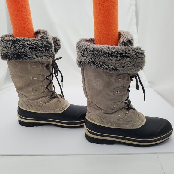 Khombu Winter Snow Boots with Faux fur - Size 8 - Picture 5 of 12